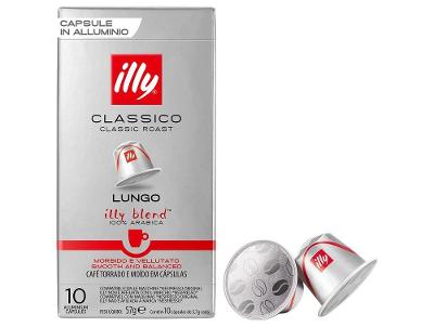 Cápsula de Café Illy Lungo 100% Arábica Clássico Longo Caixa com 10 Cápsulas
