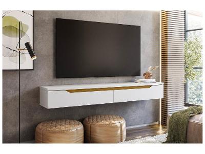Rack para TV Até 55" Suspenso 2 Portas Olivar Móveis Uno