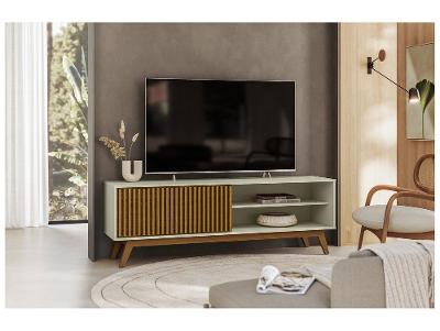 Rack para TV Até 55" 1 Porta Olivar Móveis Fox