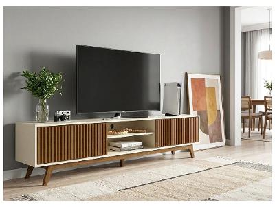 Rack para TV Até 70" 2 Portas Olivar Móveis Fox
