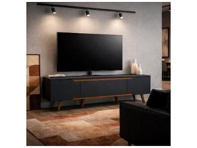 Rack para TV Até 65" 3 Portas Olivar Móveis Shop