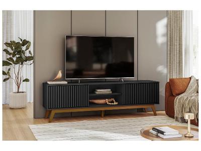 Rack para TV Até 65" 2 Portas Olivar Móveis Fox