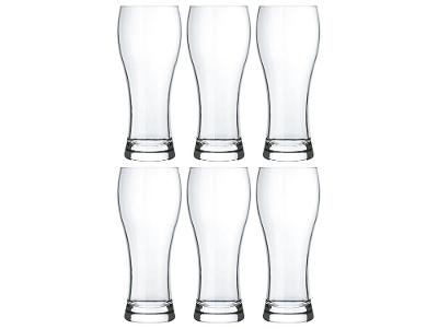 Jogo de Copos de Vidro Joinvile de Cerveja 300ml 6 Peças Nadir