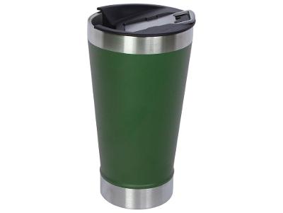 Copo Térmico Fratelli para Cerveja Premium Verde 400ml com Tampa e Abridor