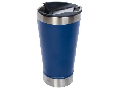 Copo Térmico Fratelli para Cerveja Premium Azul 400ml com Tampa e Abridor