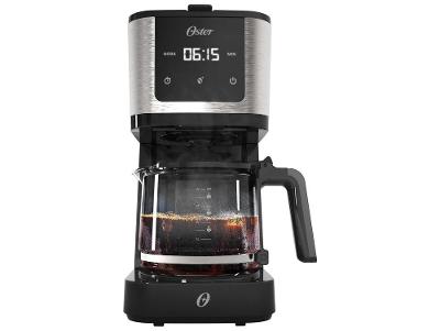 Cafeteira Oster OCAF550 com Timer até 30 Cafés Inox e Preta