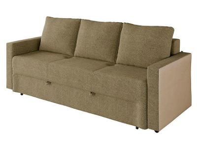 Sofá-cama 3 Lugares Casal Retrátil Reclinável Bouclê Matrix Safira