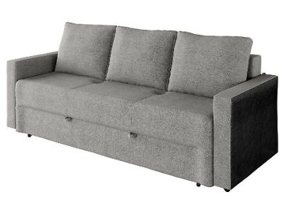 Sofá-cama 3 Lugares Casal Retrátil Reclinável Bouclê Matrix Safira