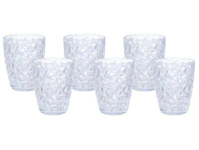 Jogo de Copos de Vidro Transparente 290ml 6 Peças Hauskraft Levante