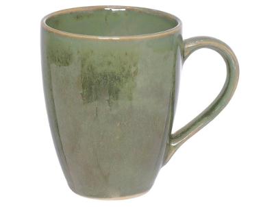 Caneca de Chá e Café de Cerâmica Verde 280ml Hauskraft Maeve