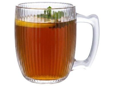 Caneca de Vidro Transparente 240ml Hauskraft Miriam