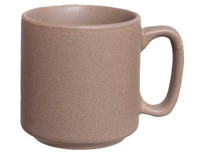Caneca de Chá e Café de Cerâmica Marrom 280ml Hauskraft Surya