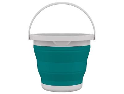 Balde Retrátil com Alça Verde Água 5L Flash Limp RET3512