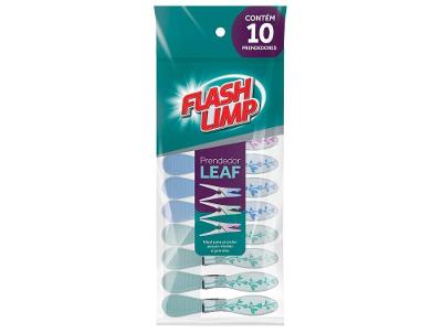 Prendedor de Roupa Flash Limp Leaf 10 Unidades