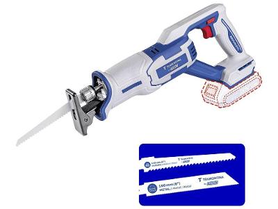 Serra Sabre a Bateria 20V Tramontina by Total 0-2800RPM 3 Peças