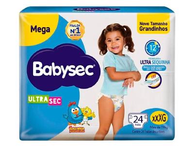 Fralda Babysec Galinha Pintadinha Ultra Sec Tam. XXXG Acima de 19kg 24 Unidades