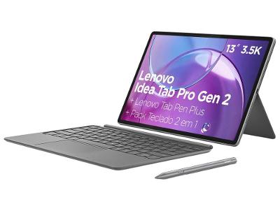 Tablet Lenovo Idea Tab Pro Gen 2 com Teclado e Capa com teclado 8GB RAM 256GB 13" Android 16 Qualcomm Snapdragon 8s Wi-Fi