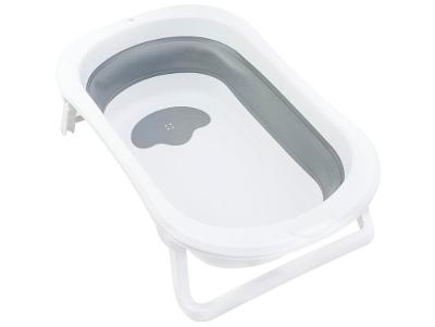 Banheira de Bebê Galzerano Koa Cinza e Branco 20L