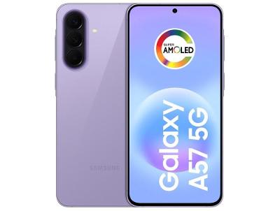Celular Samsung Galaxy A57 256GB 5G 8GB RAM Lilás 6,7" Câm Tripla + Selfie 12MP