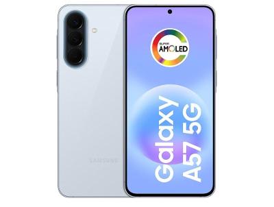 Celular Samsung Galaxy A57 256GB 5G 8GB RAM Azul Claro 6,7" Câm Tripla + Selfie 12MP