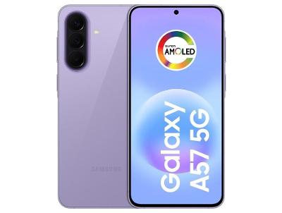 Celular Samsung Galaxy A57 128GB 5G 8GB RAM Lilás 6,7" Câm Tripla + Selfie 12MP