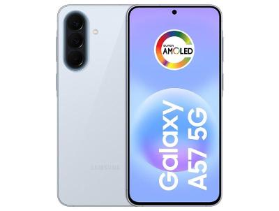 Celular Samsung Galaxy A57 128GB 5G 8GB RAM Azul Claro 6,7" Câm Tripla + Selfie 12MP