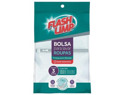 Saco para Lavar Roupas Flash Limp LAV7696 3 Peças