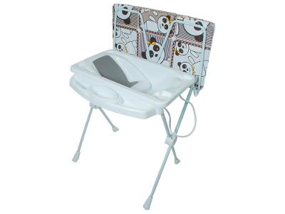 Banheira de Bebê Dobrável Galzerano Classic Branco e Cinza