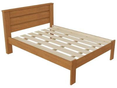 Cama de Casal Conquista Móveis Rubi Cinamomo