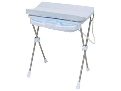 Banheira de Bebê com Suporte e Trocador Dobrável Galzerano Classic Azul 20kg