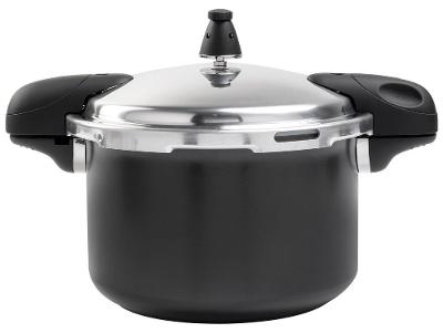 Panela de Pressão Brinox 5,4L Indução Preta Pressure