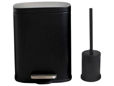 Lixeira de Inox para Banheiro com Tampa e Pedal 5L Brinox Urban