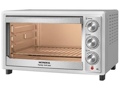 Forno Elétrico de Bancada Mondial 42L Branco Family Grill FRN-42-WI