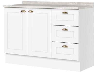 Balcão de Cozinha Móveis Henn 100% MDF 2 Portas 3 Gavetas Americana