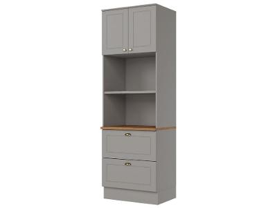 Torre Quente Móveis Henn Americana 100% MDF 2 Nichos 2 Portas 2 Gavetas