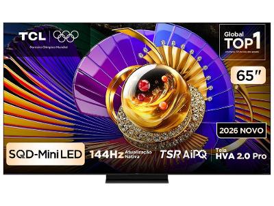 Smart TV 65" TCL 4K UHD SQD-Mini LED 65C7L Google TV 2026