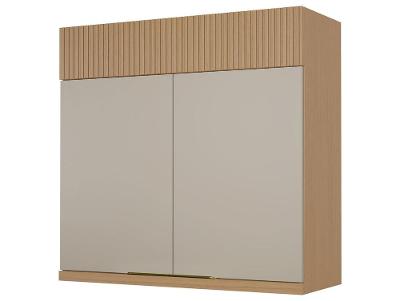 Armário de Cozinha Aéreo MDF Nesher Dama 2 Portas 80x78cm