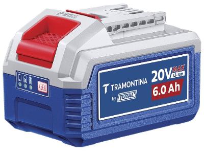 Bateria de Íon de Lítio Tramontina 20V 6,0Ah By Total