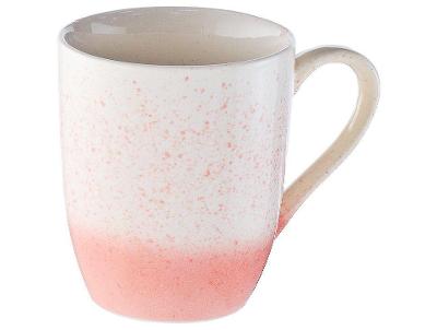 Caneca de Cerâmica Rosa 330ml Hauskraft Ares