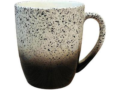 Caneca de Cerâmica Preta 330ml Hauskraft Ares