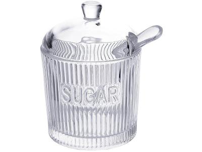 Açucareiro de Cristal com Colher e Tampa Hauskraft Print