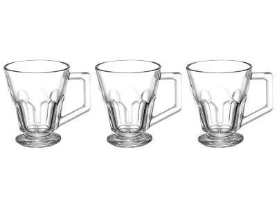 Jogo de Xícaras de Chá 185ml Hauskraft Casablanca 3 Peças
