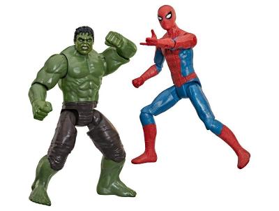 Bonecos Marvel Titan Series Homem-Aranha e Hulk