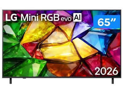 Smart TV 65" LG 4K Ultra HD Mini RGB 65MRGB85BSC WebOS 26 2026