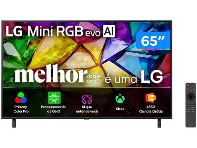 Smart TV 65" LG 4K Ultra HD Mini RGB 65MRGB85BSC WebOS 26 2026