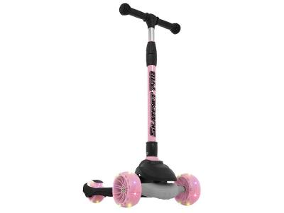 Patinete Infantil 3 Rodas Bandeirante LED Pro Rosa