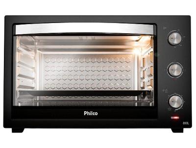 Forno Elétrico de Bancada Philco 80L Preto PFE80A