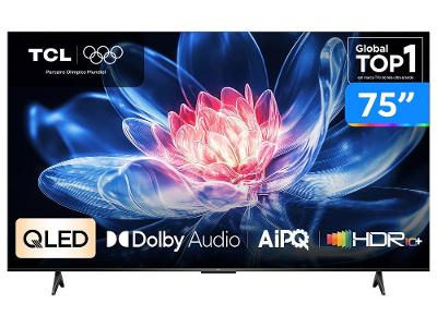 Smart TV 75" TCL 4K UHD QLED 75T6C Google TV 2026