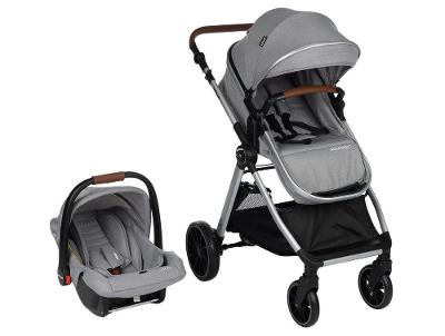 Carrinho de Bebê com Bebê Conforto Reversível Infanti Romanzo Duo 0 a 15kg