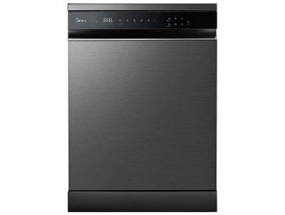 Lava-louças Midea 16 Serviços com Função Higienizar MDWEF1633GBS1 Preto Inox